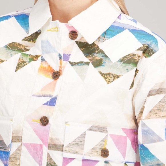 Quilted Sunset Patterned Jacket - Picture 5 of 6